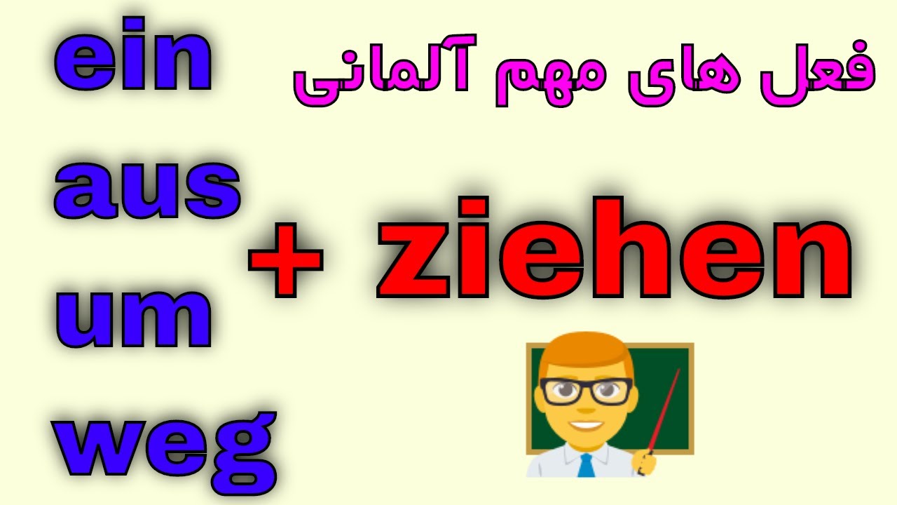 trennbare Verben Deutsch - ziehen einziehen ausziehen umziehen wegziehen