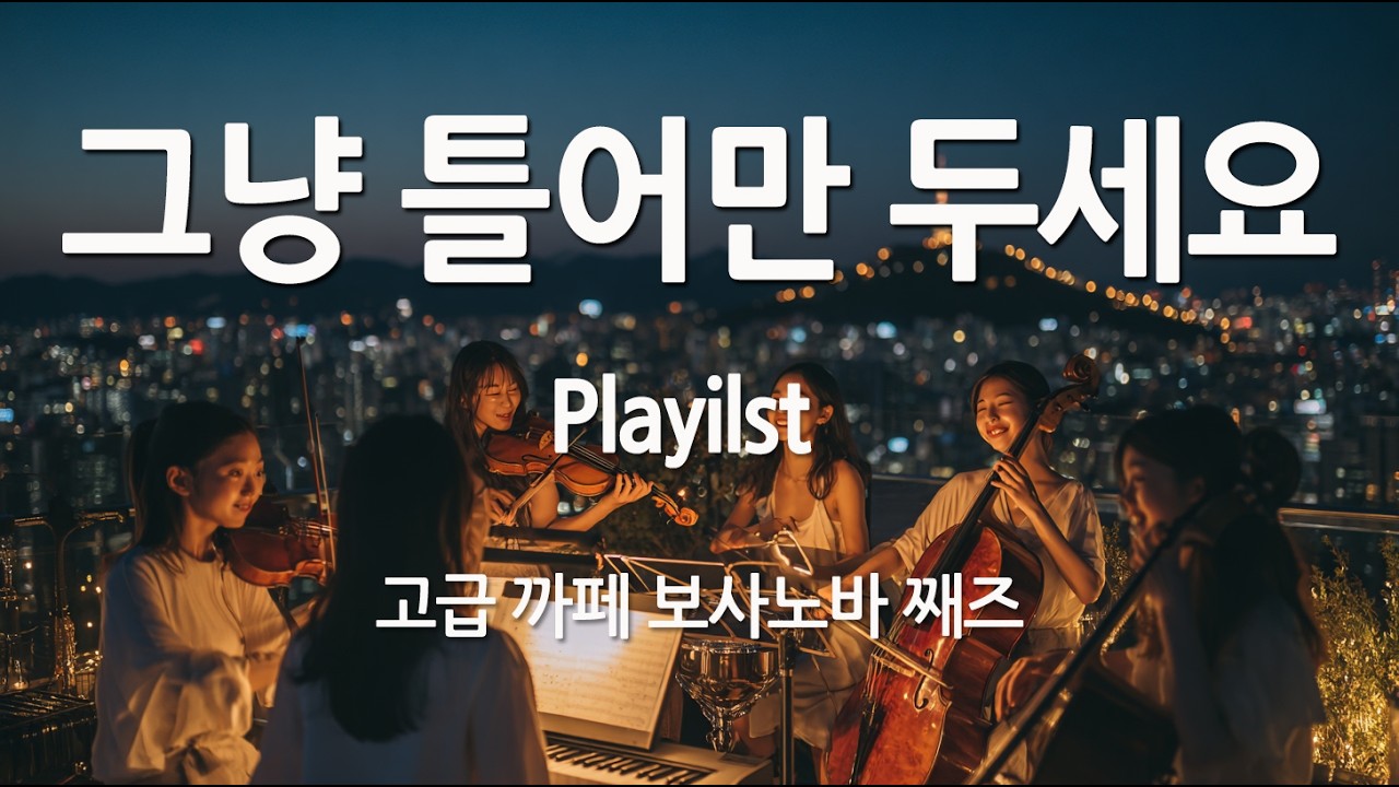 [Playlist]방구석을 5성급 호텔 라운지로 바꾸는 마법, 고품격 보사노바 재즈 🍷