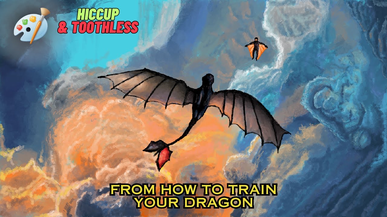 Beyond the Clouds | Dragon Flight Artwork (HTTYD Vibes)
