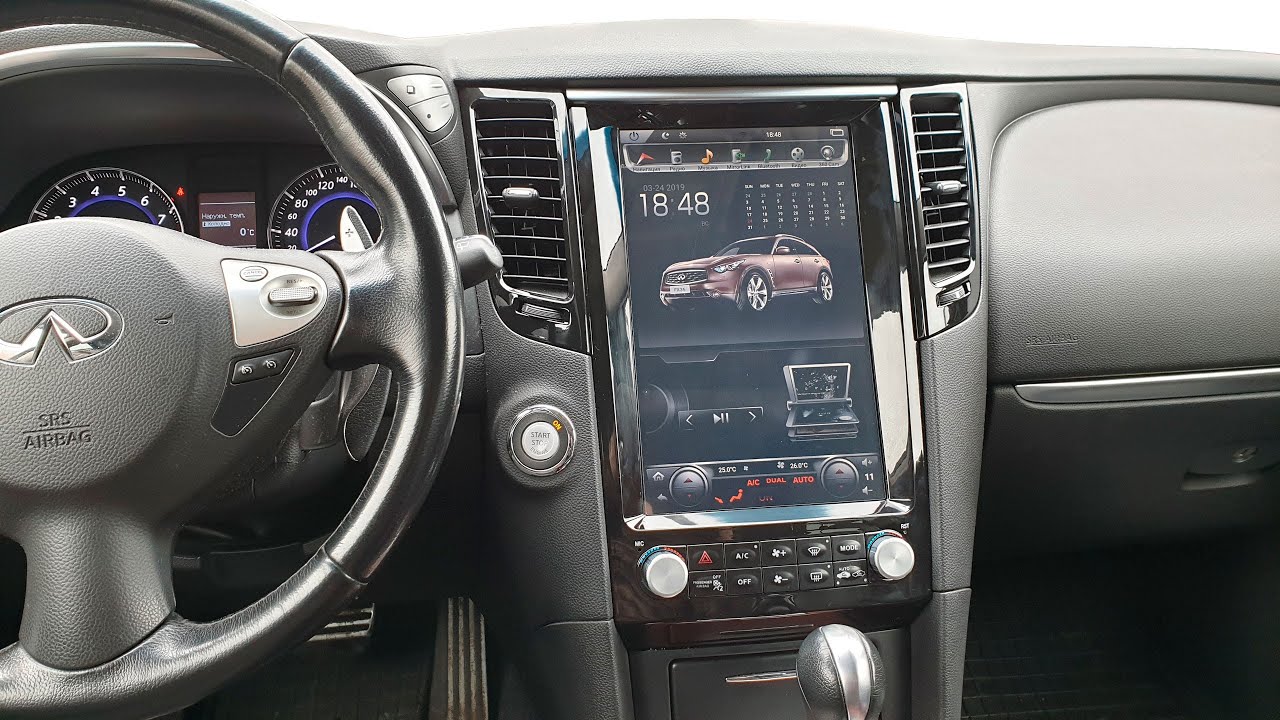 Магнитола Тесла для Infiniti FX35 и Infiniti QX70