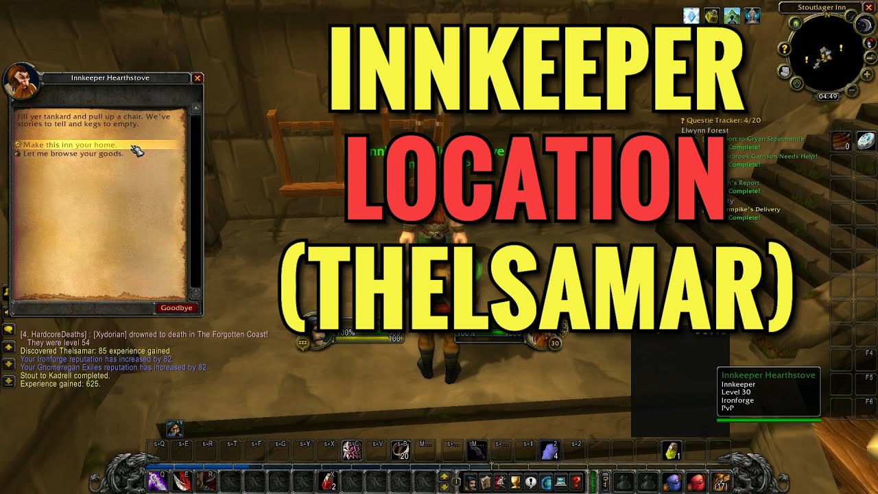 Thelsamar Inn Location (WoW Classic)