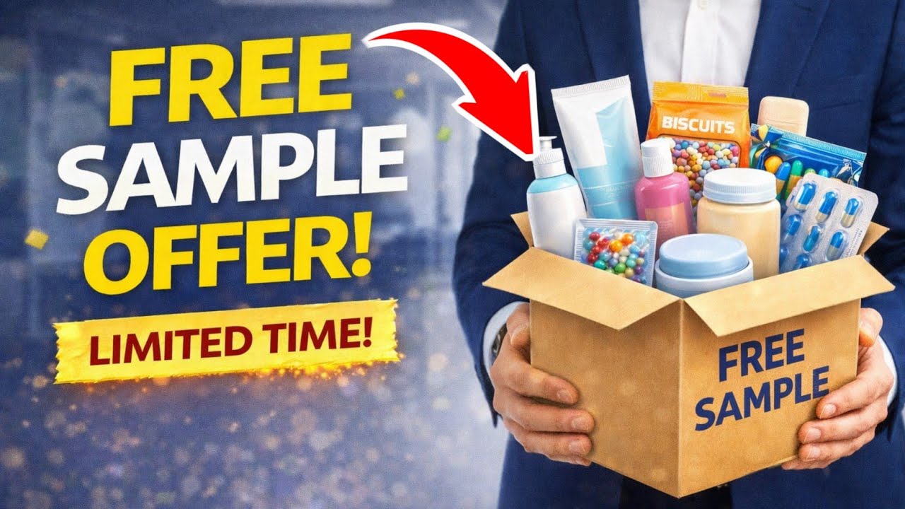 100% Free Sample Product Today | Free Product Loot🔥 | Free Sample Product 2026 | Free Product Today