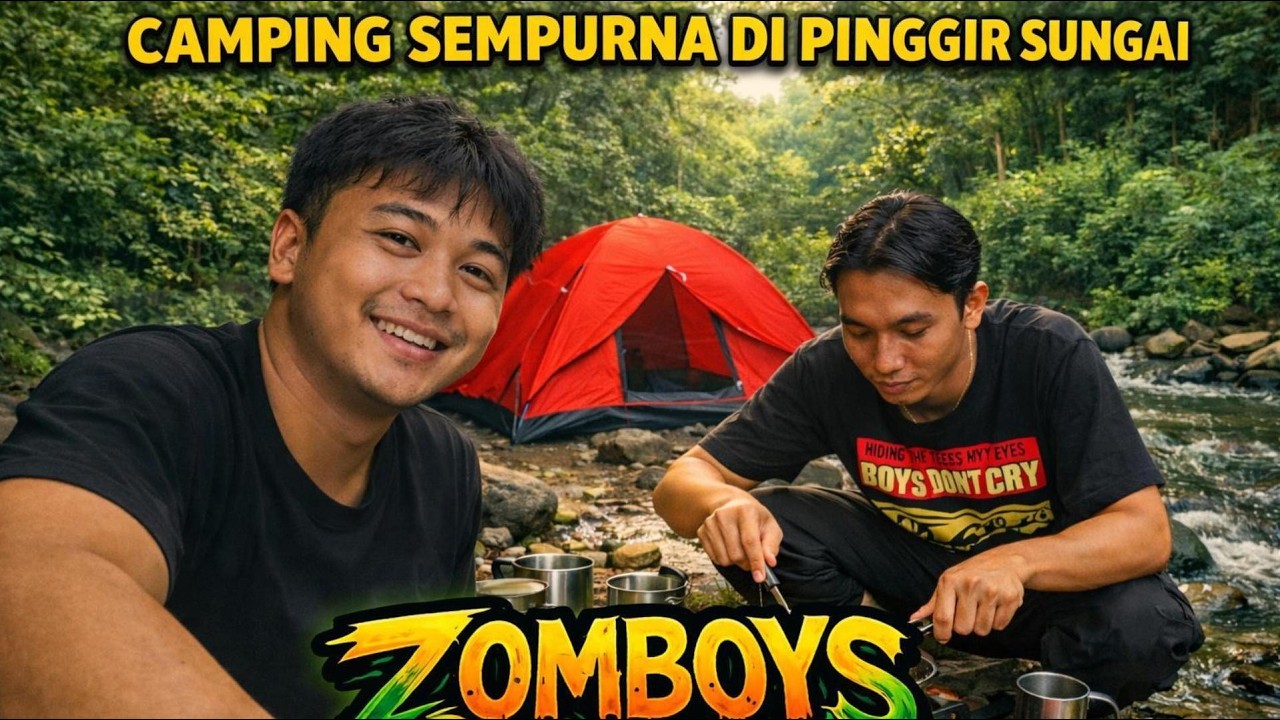 Camping Sempurna  Pinggir Sungai di Bedengan Malang 🔥 Masak & Ngopi di Pinggir Sungai ☕