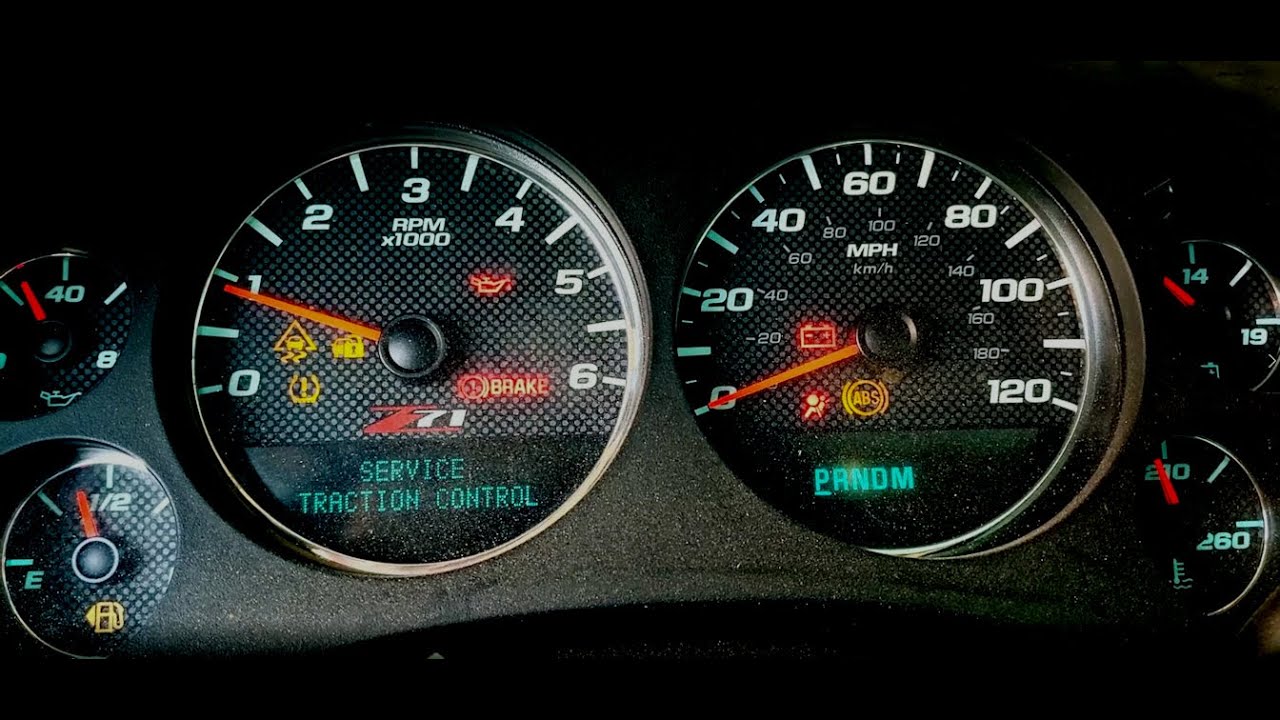 Service StabiliTrak, Service Traction Control, ABS Light Chevy Silverado, Avalanche, Tahoe, Suburban