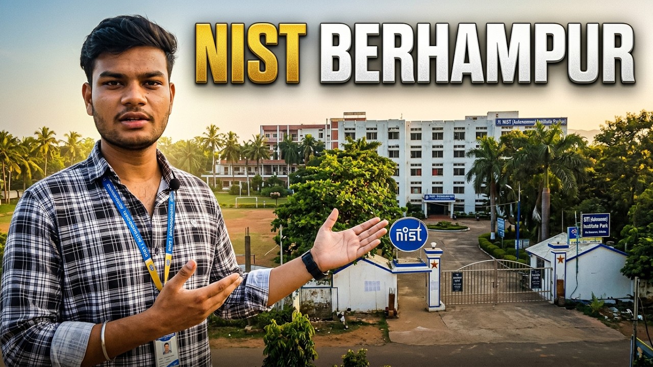 📍NIST campus tour || National institute of science and technology ,BERHMPUR @TheNISTian