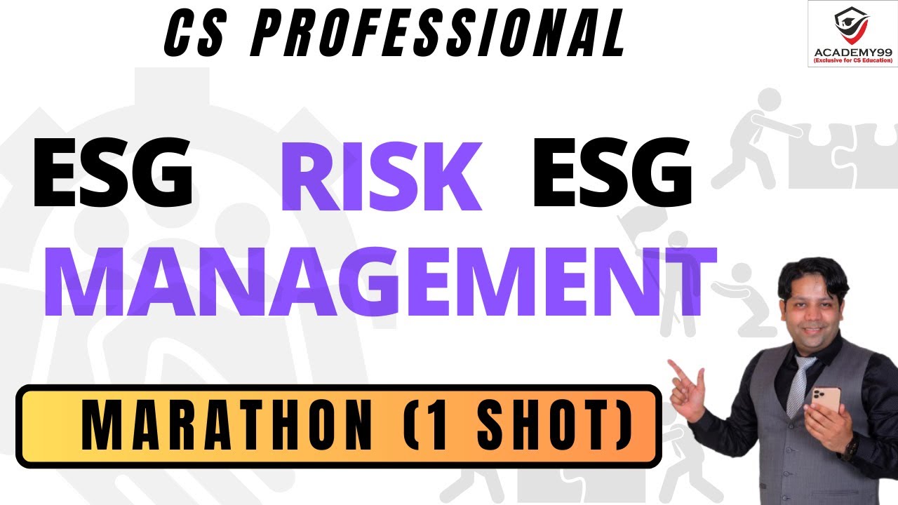 RISK MANAGEMENT | ESG MARATHON CS PROFESSIONAL| ESG CS PROFESSIONAL | ESG MARATHON