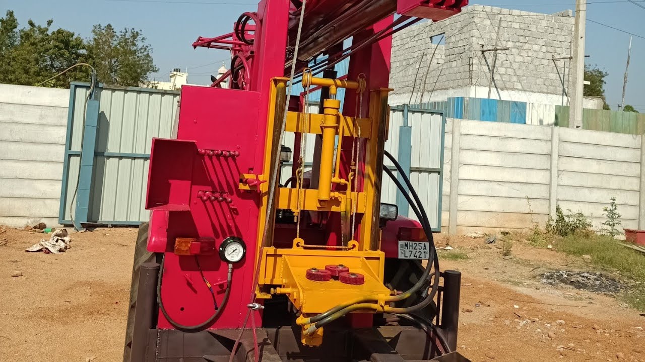 borewell pipe motor lifting machine full hydraulice.8951170601,9989308057