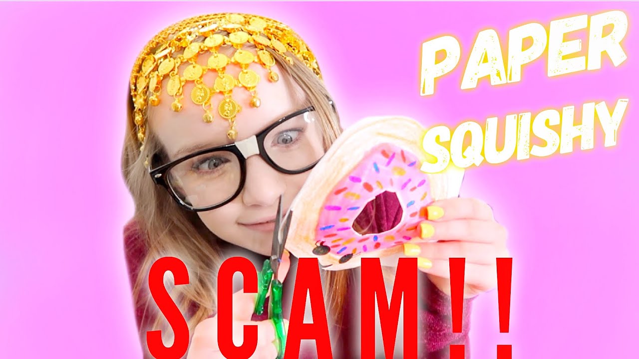 LIFE OF A PAPER SQUISHY SCAMMER (SKIT) FUNNY | Bryleigh Anne