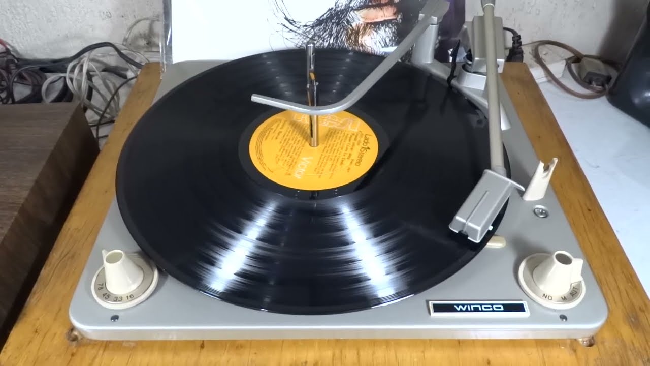 BANDEJA GIRADISCOS TORNAMESA TURNTABLE WINCO VM ARGENTINA 1968 ANTONIO MARCO