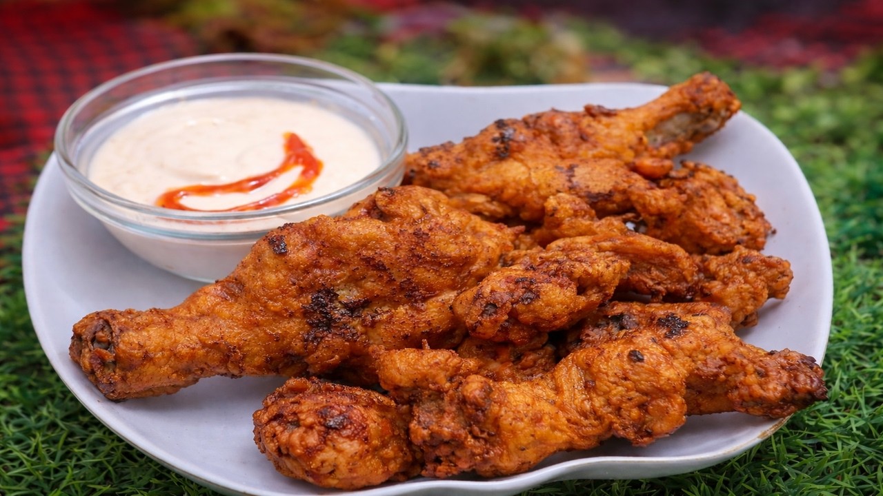 ফ্রাইড চিকেন ॥ Crispy Fried Chicken Recipe