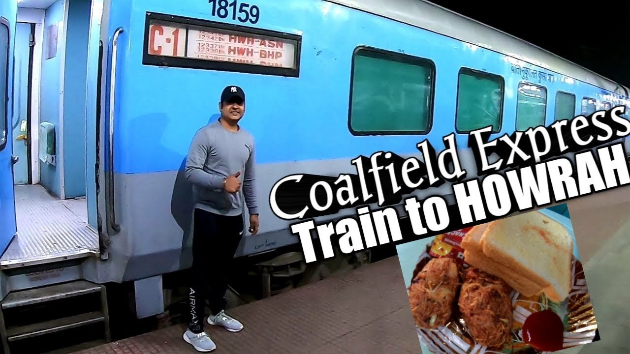 Amazing train journey 12340 COALFIELD EXPRESS  || Dhanbad junction to Howrah junction Full journey