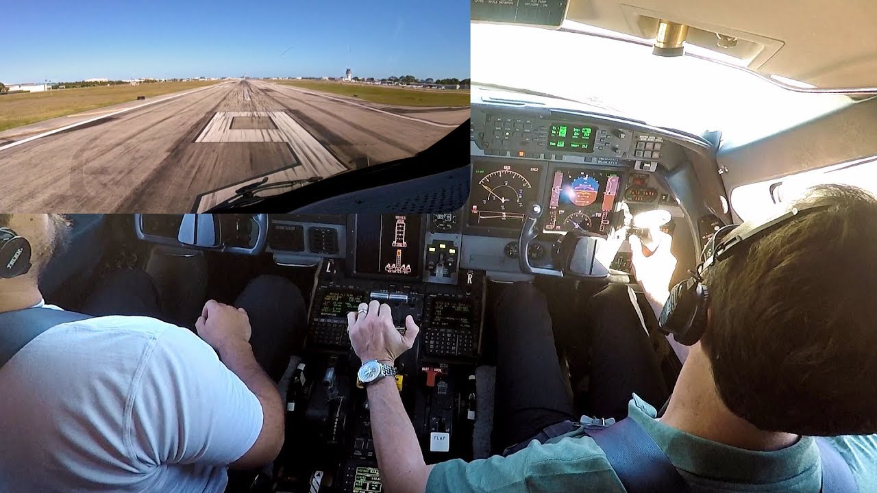 Gulfstream G-IV Full Flight Engine Start to Shutdown KFXE-KPBI - Pilot VLOG 53