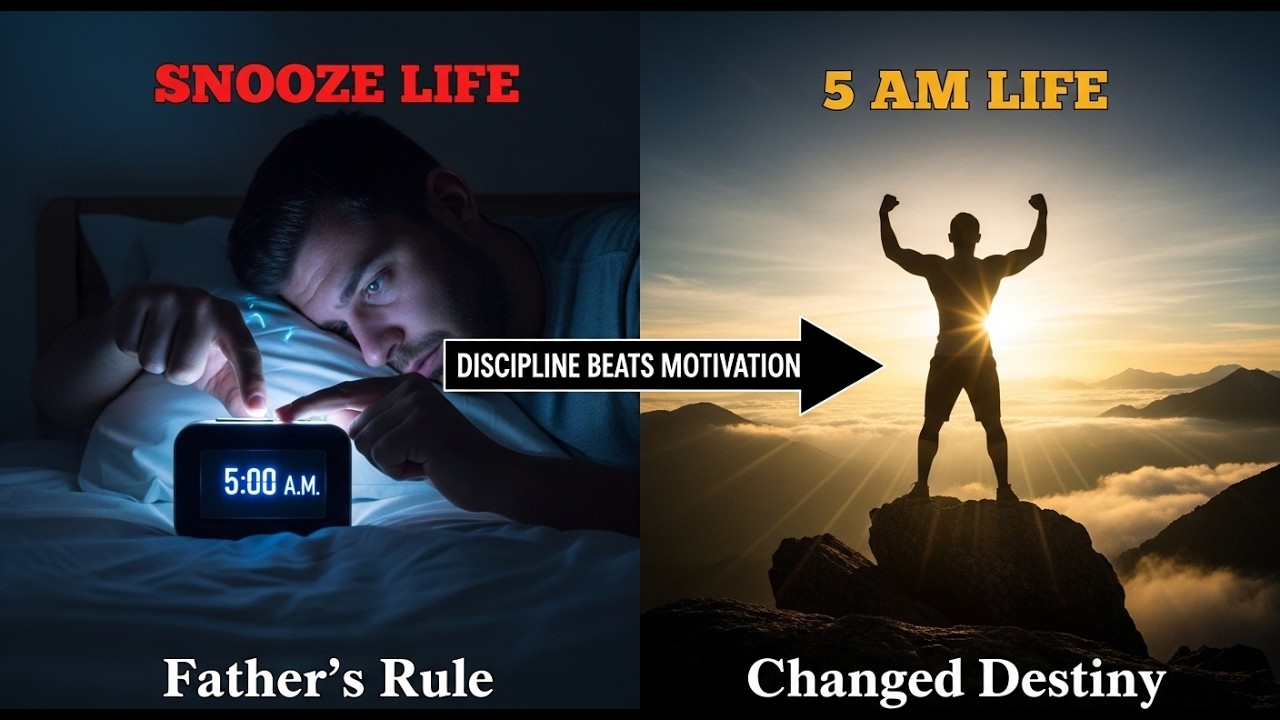 The 5 AM Rule That Broke My Life Open  Discipline Beats Motivation Every Time
