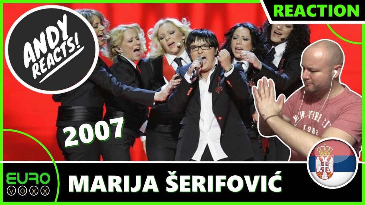 SERBIA EUROVISION 2007 WINNER REACTION: Marija Šerifović - Molitva | ANDY REACTS!