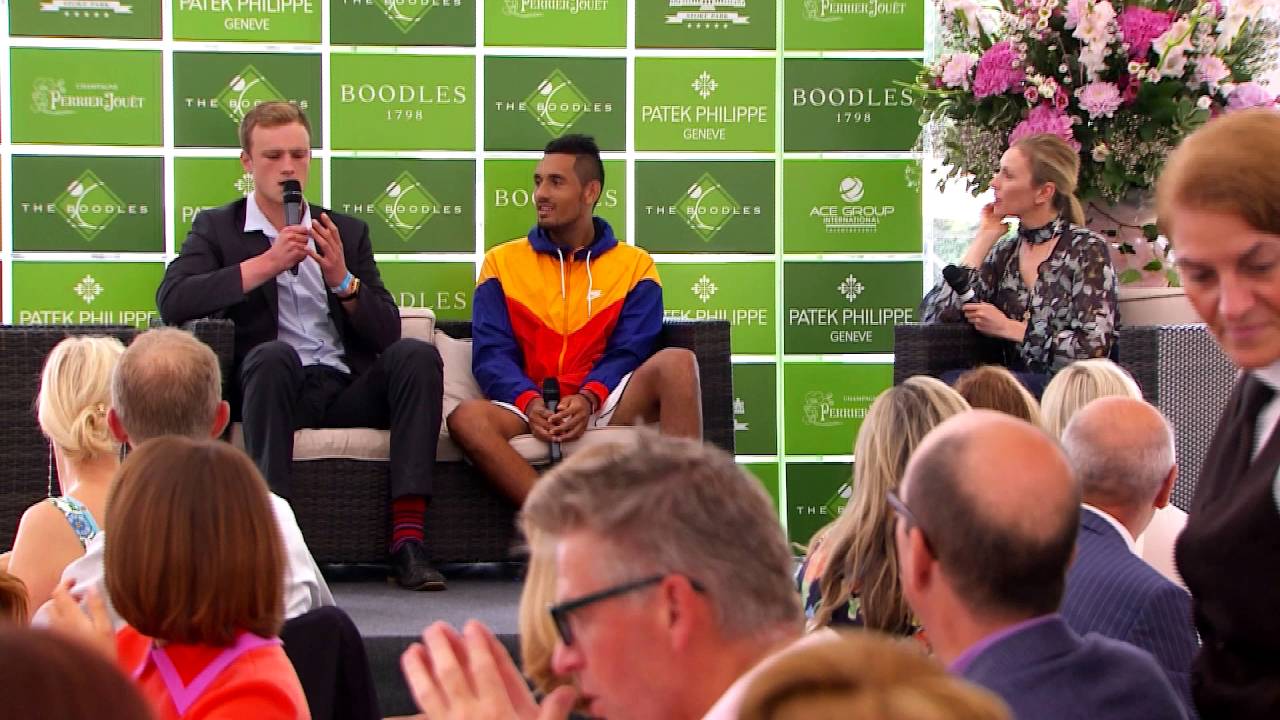 Nick Kyrgios and Josh Berry Impressions at Boodles 2016