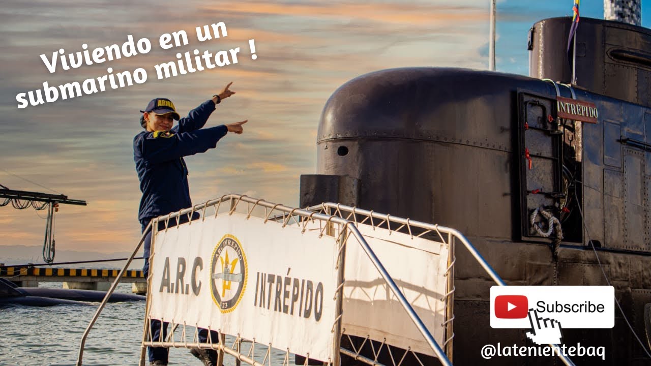 Viví en un submarino militar - lo bueno y lo no tan bueno 😱 Armada Colombia 🇨🇴