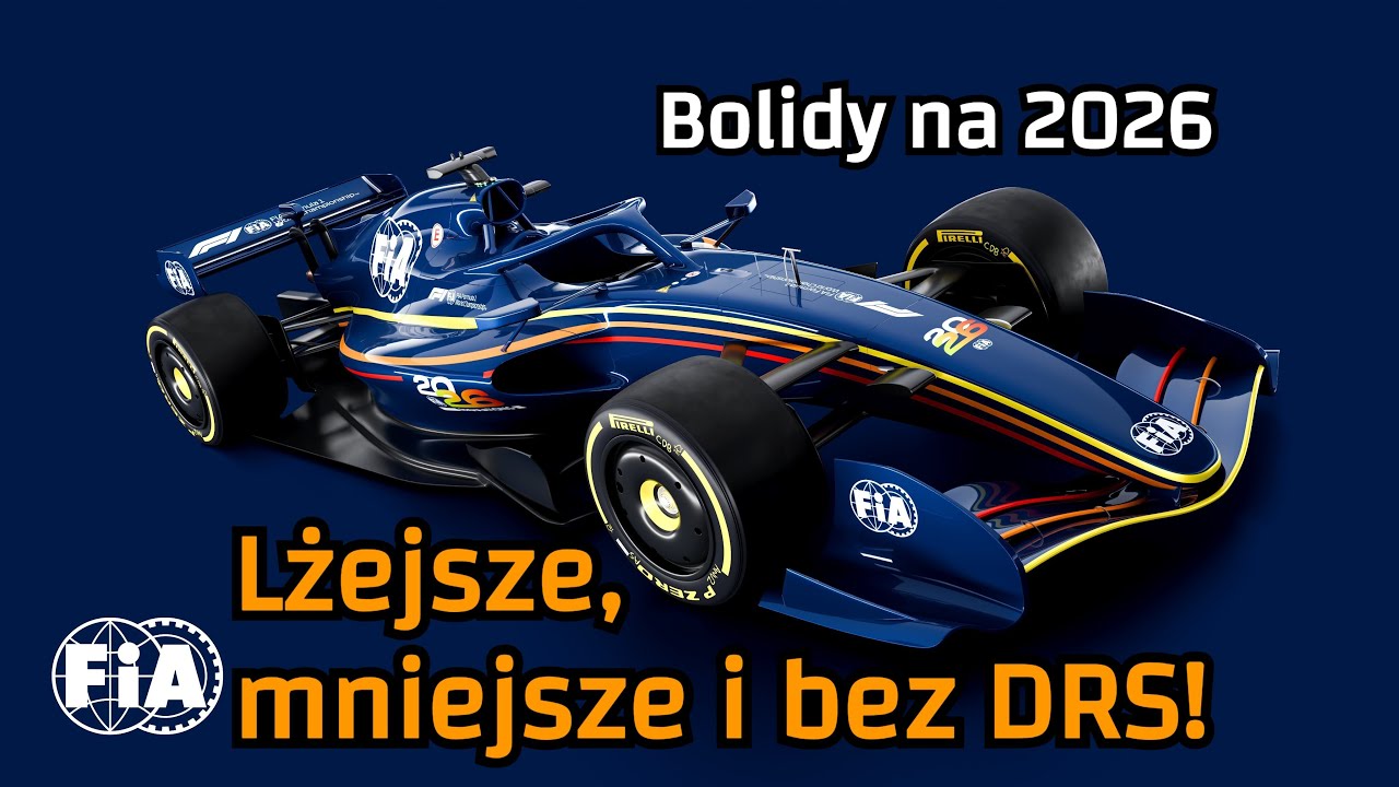 Poznaliśmy szczeg&oacute;ły techniczne bolid&oacute;w na sezon 2026! DRS znika, wchodzi aktywne aero. #F1