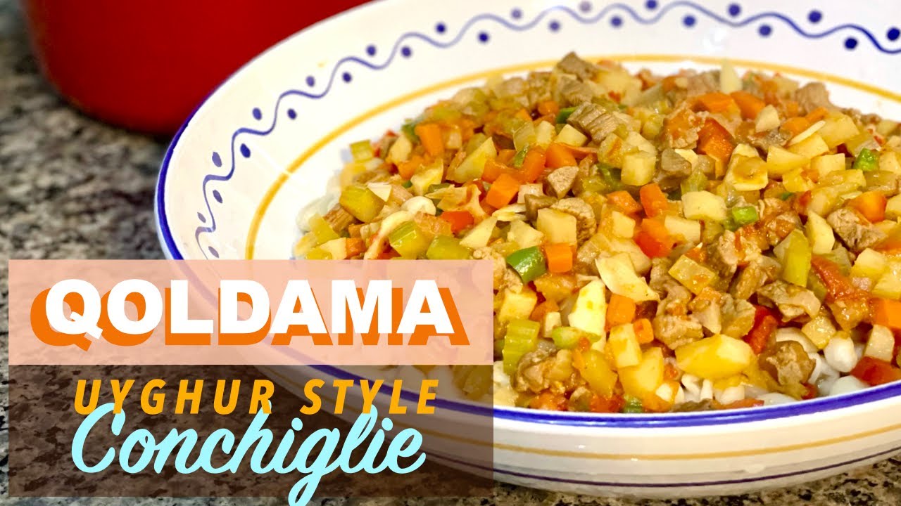 Qoldama Recipe | Handmade Conchiglie Uyghur Style (Recipe is on the description)