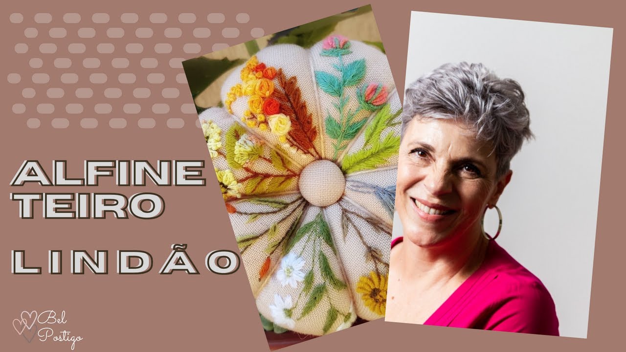 COMO FAZER UM ALFINETEIRO MUITO LINDO | Terminando o bordado de nosso alfineteiro | Montagem
