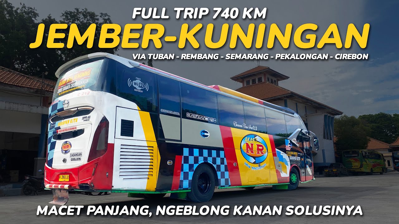 PELARI PANTURA BANYAK PELANGGAN SETIA 😁 Trip JEMBER - KUNINGAN Naik Bus HARAPAN KITA #2