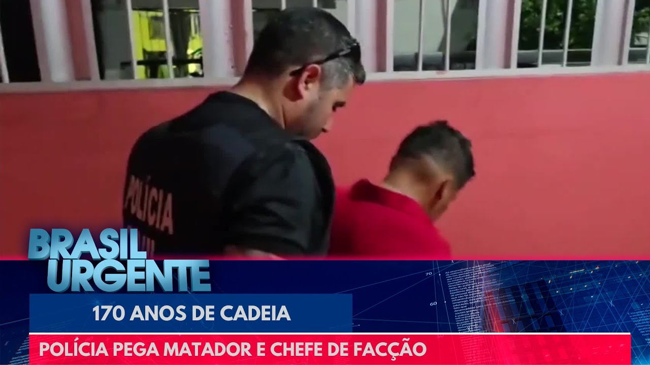 170 anos de cadeia: pol&iacute;cia pega matador e chefe de fac&ccedil;&atilde;o