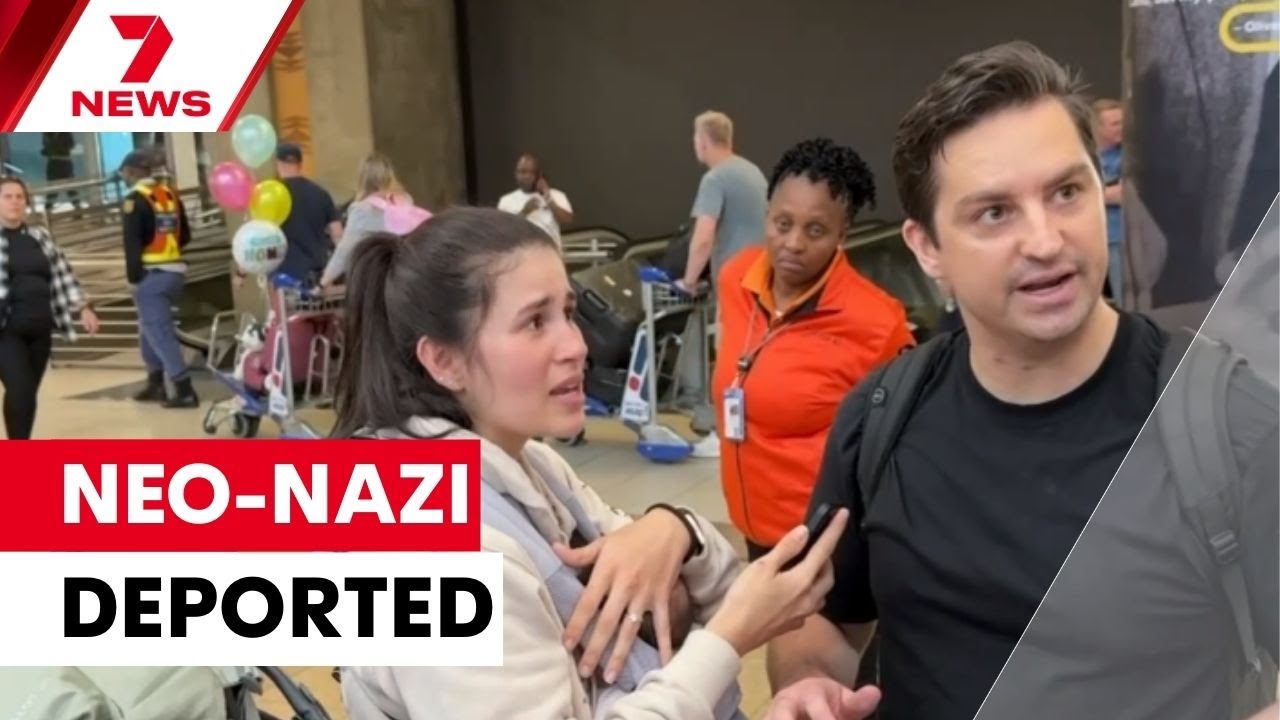 Neo-Nazi deported after anti-Jewish rally | 7NEWS