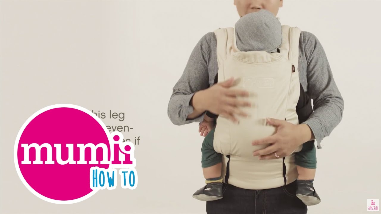How to put on a Mountain Buggy Juno with your child facing inwards