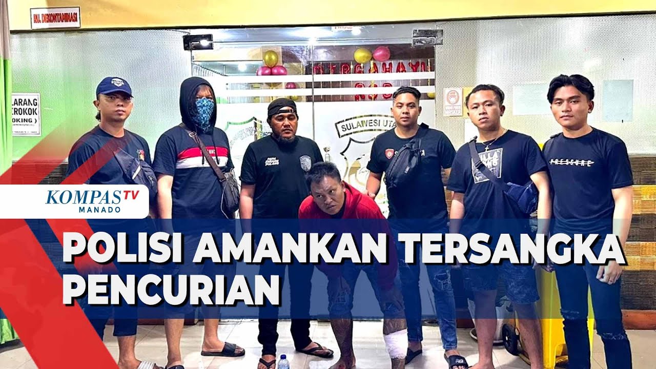 Hendak Melarikan Diri, Tersangka Pencurian Ditangkap Di Pelabuhan Bitung