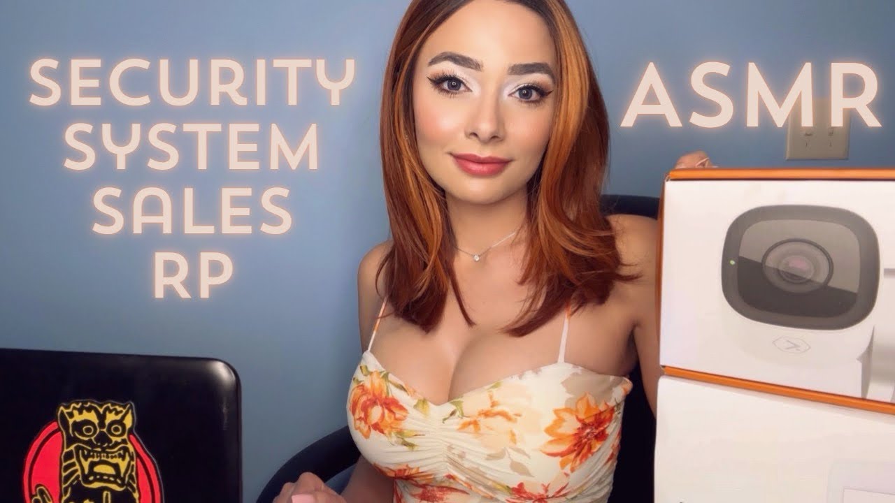 ASMR Security System Sales Roleplay (Typing Sounds + Soft Spoken / Whisper)
