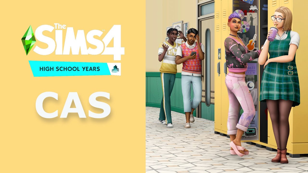 Neon cuccok és kötött mellények 🕶 | High School Years Expansion Pack | CAS