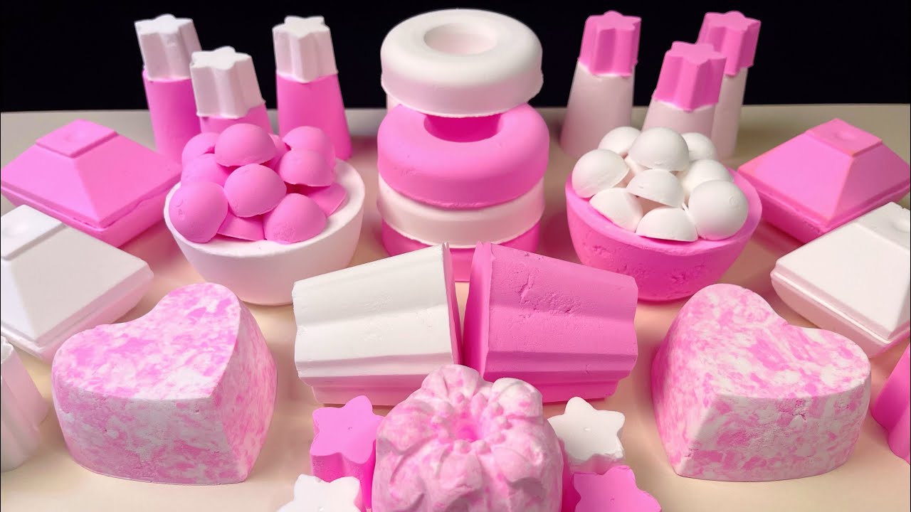 #ASMR Pink baking soda #explore
