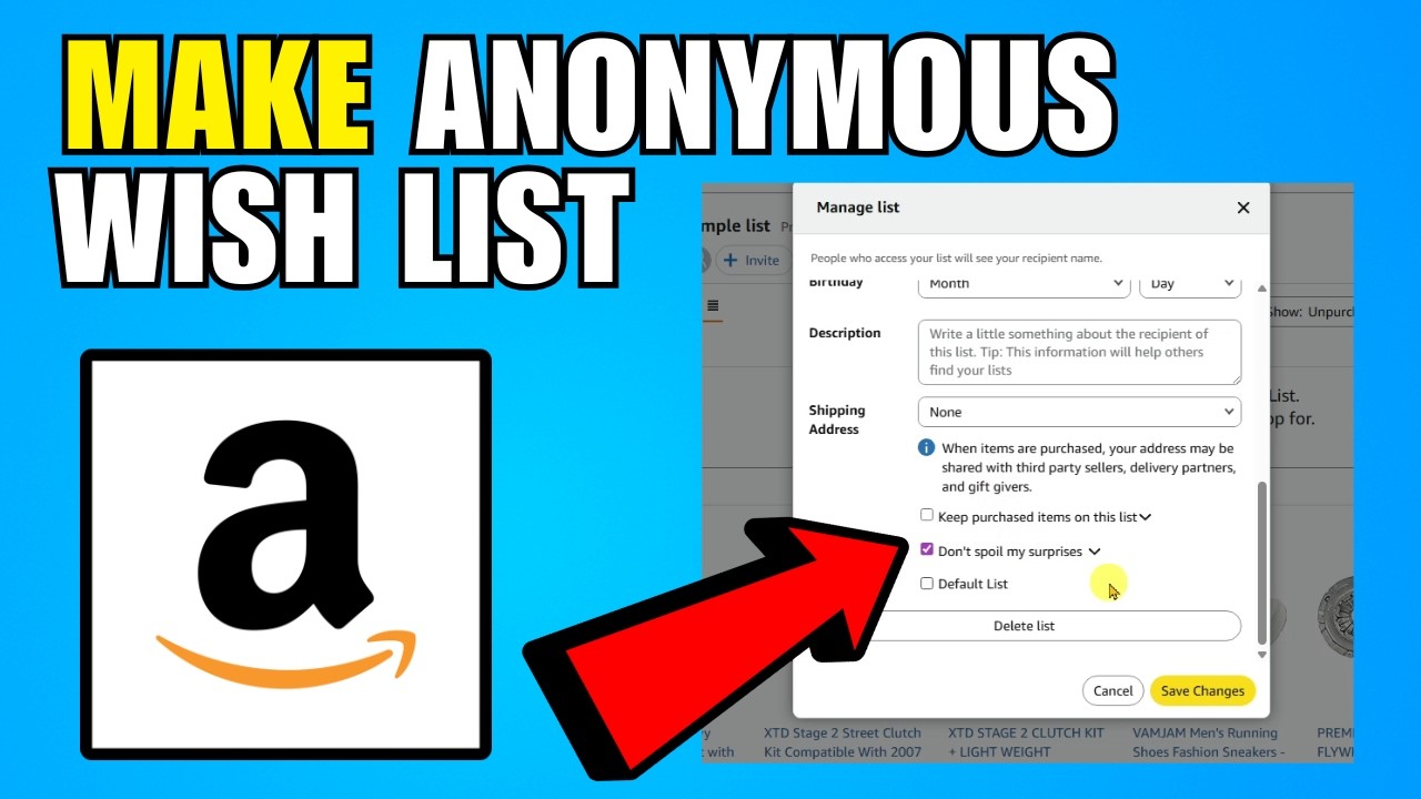 How To Make An Anonymous Amazon Wish List (2026) (Complete Guide)