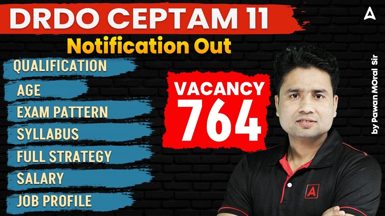 DRDO Recruitment 2025 | DRDO CEPTAM 11 Notification 2025 OUT | DRDO CEPTAM 11 Recruitment 2025