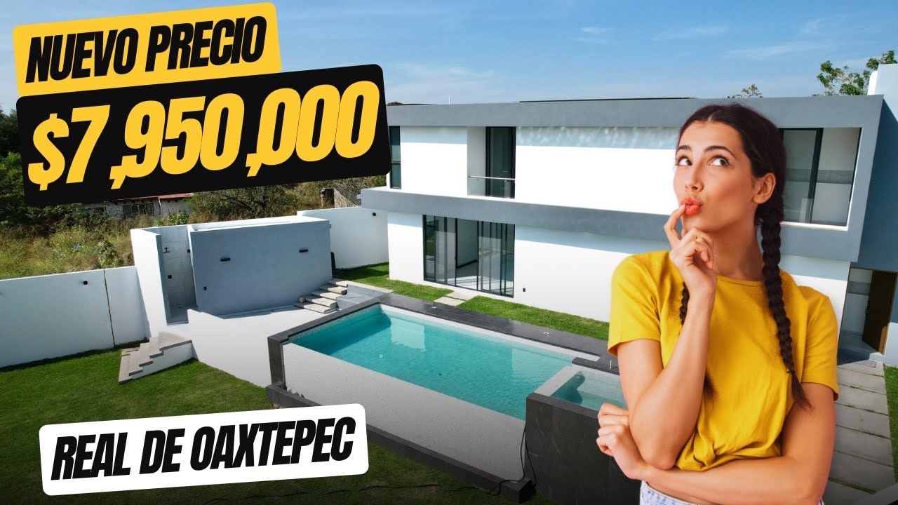 PRECIO DE PROMOCIÓN $7,950,000🔥 con gran jardín en Real de Oaxtepec 