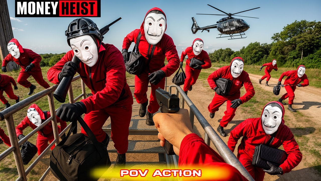 PARKOUR VS MONEY HEIST! 2 | BAD GUYS: No ESCAPE, POLICE Redline Wall Sealed (BELLA CIAO) Epic POV