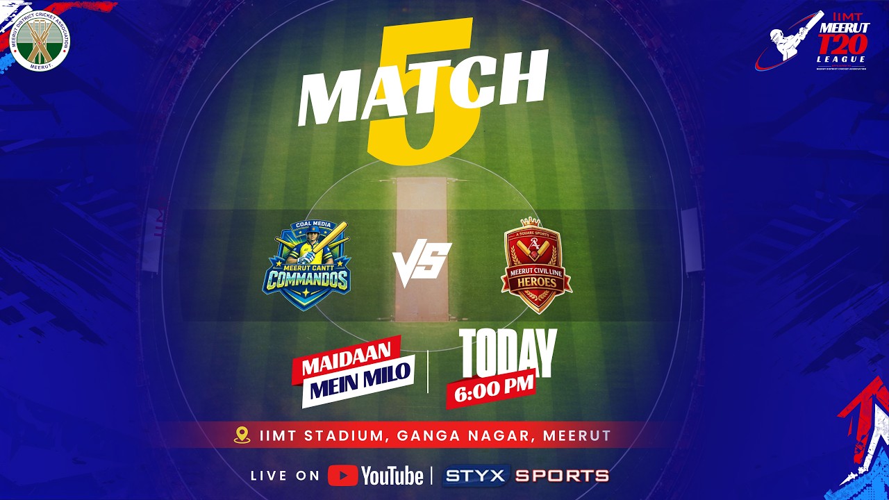 Meerut T20 League Live Stream