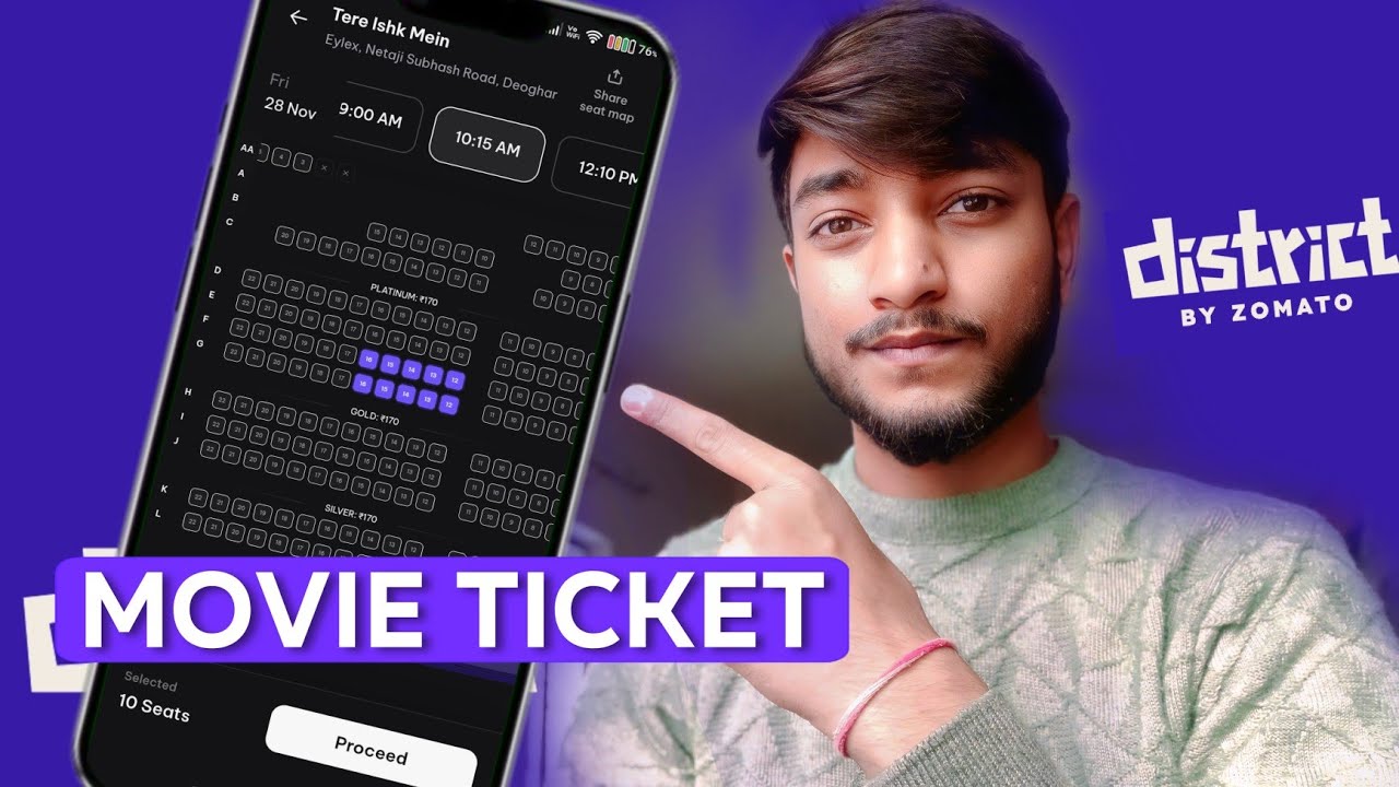 District App Movie Not Showing [Problem Solved]✅ | How to book Movie ticket in District App tutorial