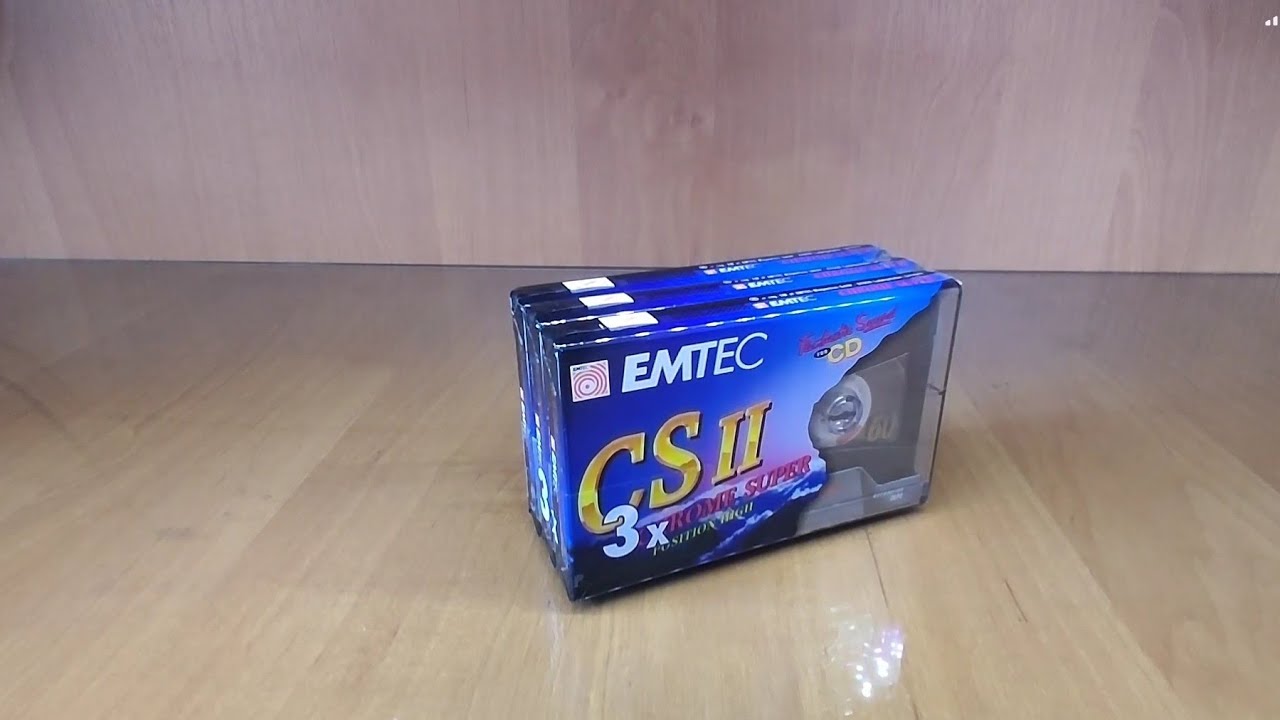BASF EMTEC CS II, Type ll, unboxing and test #basf #emtec #audiocassette