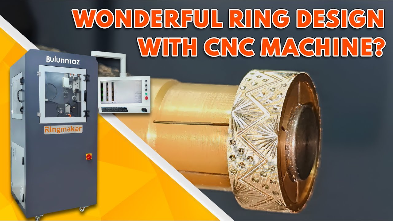 Wonderful Ring Design With Ringmaker Cnc Machine!