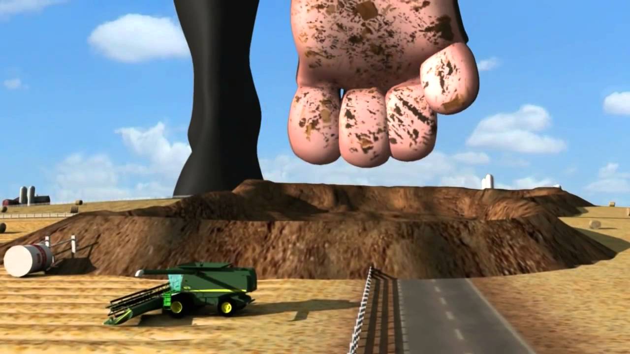 Macro Bunny Stomps the Countryside (Loop)