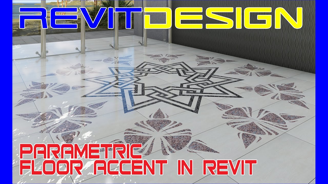 RD111. How to make a Parametric Floor Accent in Revit.  Custom Floor Pattern Design in Revit.