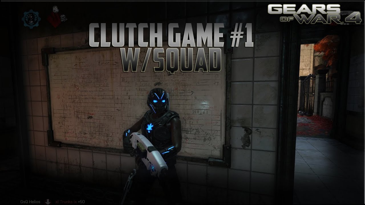 Gears of War 4 — игра Clutch №1 (геймплей Black Steel Medic) KWE DA GOAT 🐐