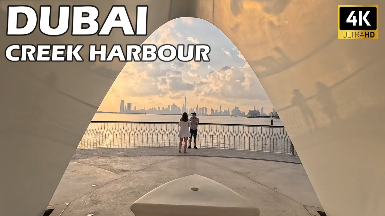 DUBAI CREEK HARBOUR, Best Tourist Destination ( 4K ) Walking Tour