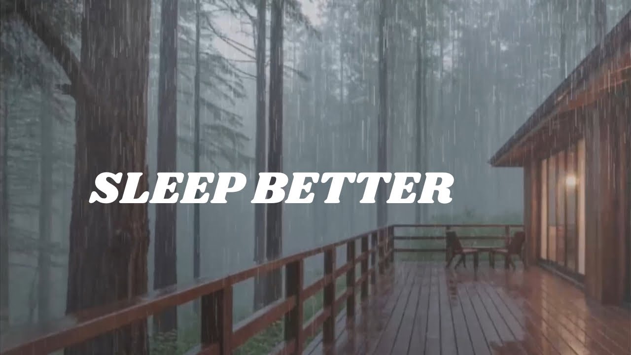 Relaxing Rain Sounds in Cozy CabinNo Thunder • Sleep Better Tonight @CozyStormRetreat 