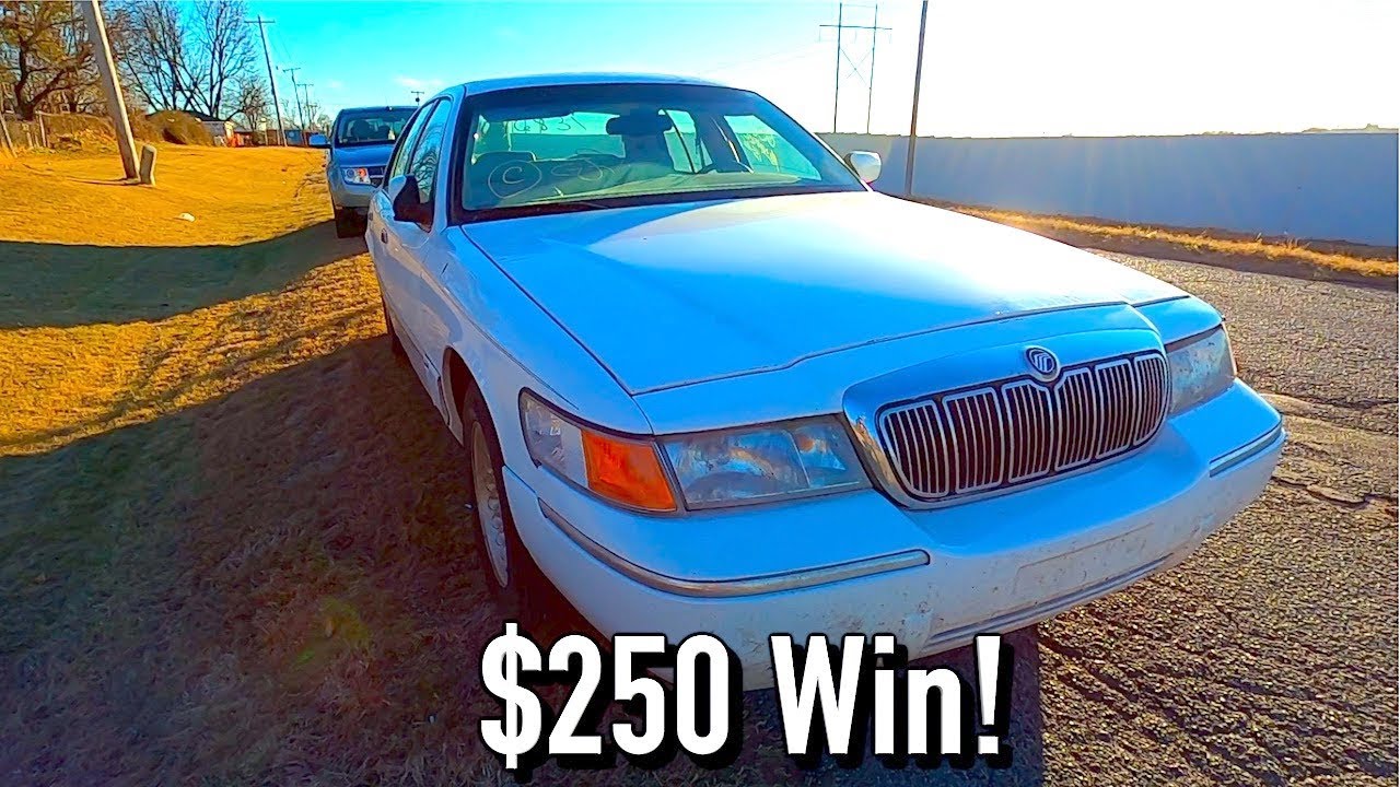We WON!! $250 Copart 98 Mercury Grand Marquis! Run and Drive?