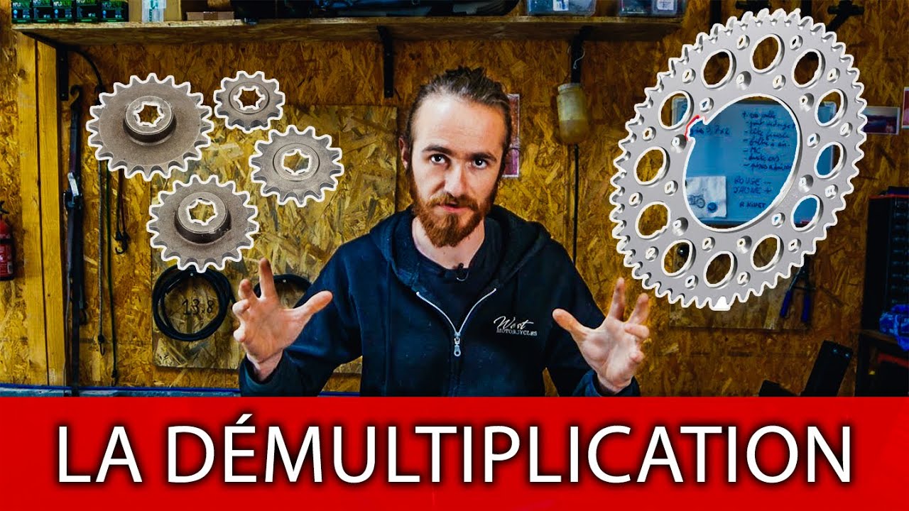 LA DEMULTIPLICATION MOTO, Comment ça marche ?