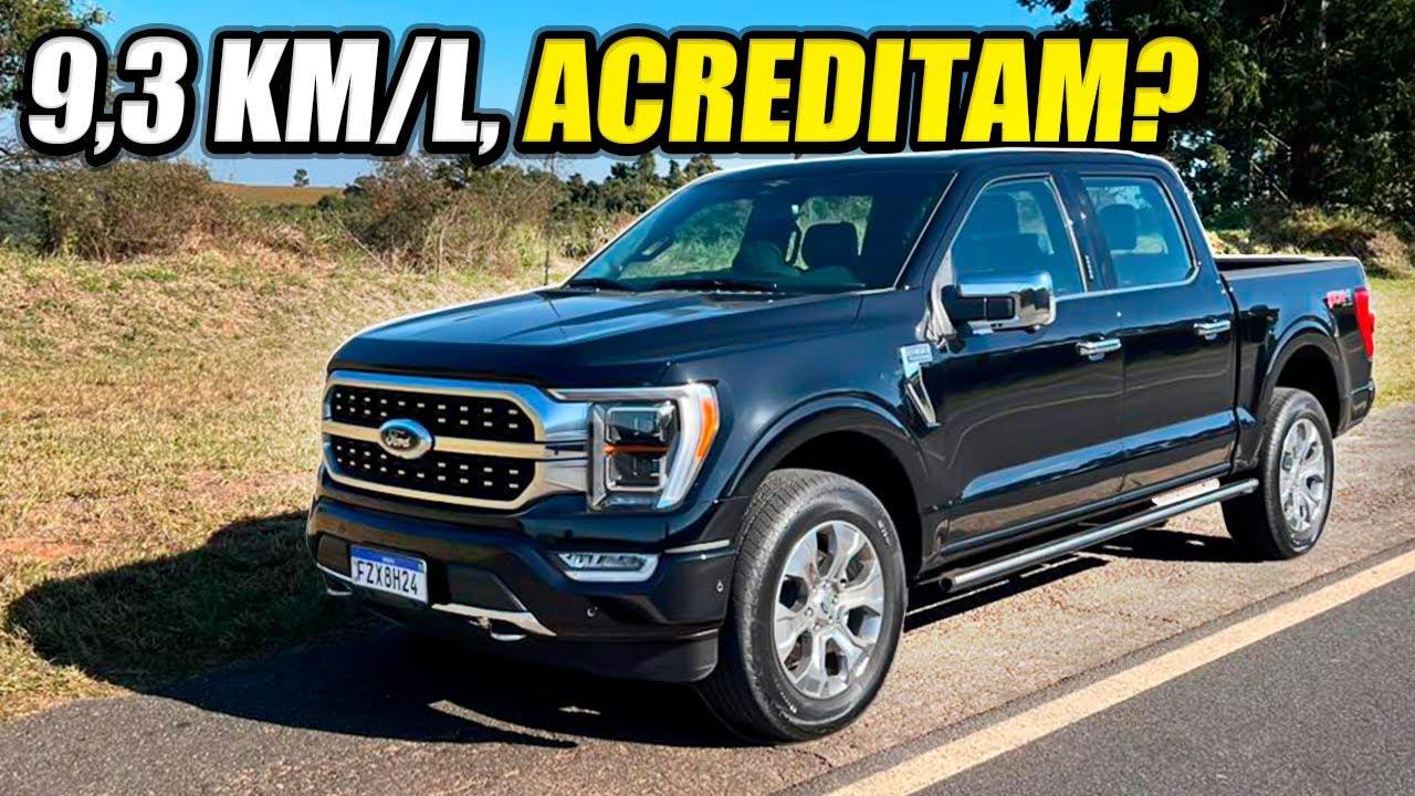 RODEI MAIS DE 1.000 KM COM UMA F-150 5.0 V8 E O CONSUMO FOI INACREDITÁVEL!!