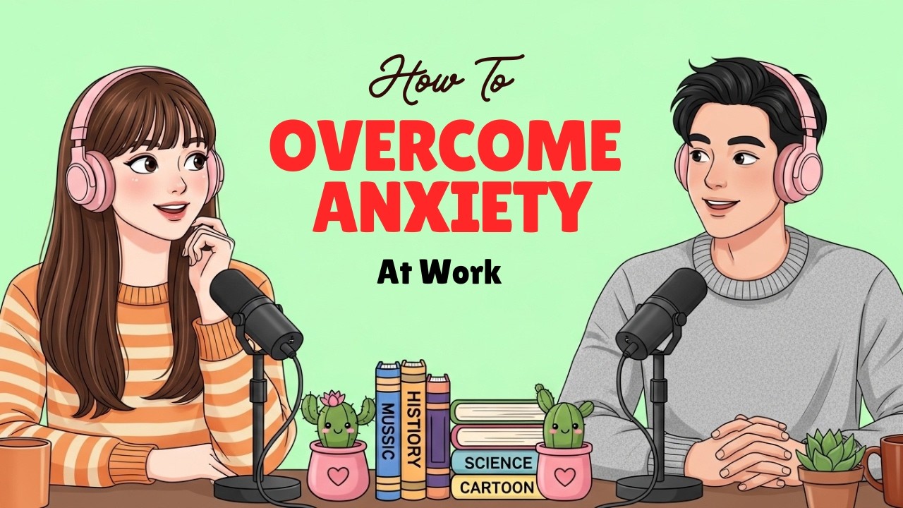 English Podcast for Daily Conversation | How To Overcome Anxiety At Work | Learn English Fast