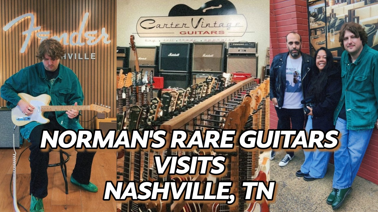 Norman's Rare Guitars visits Nashville, TN