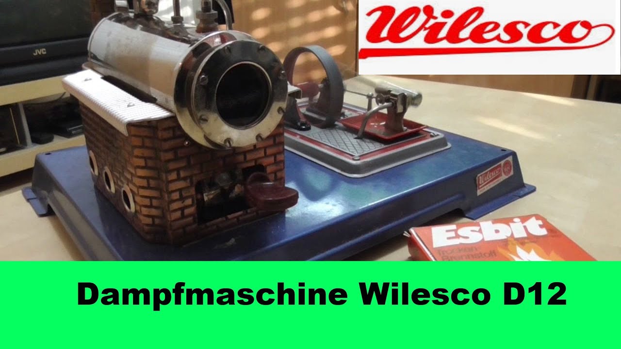 Dampfmaschine Probelauf | erster Start nach 35 Jahren | Steam Engine Wilesco D12 Testrun